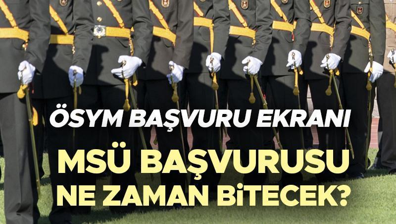 MSÜ Başvuru Kılavuzu ve Başvuru Ekranı