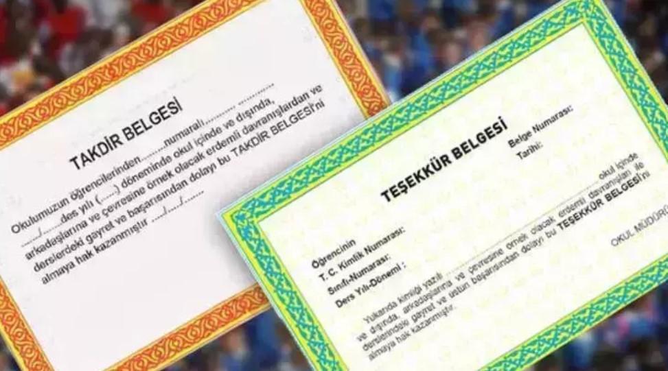 Takdir ve Teşekkür Belgesi Nasıl Alınır?